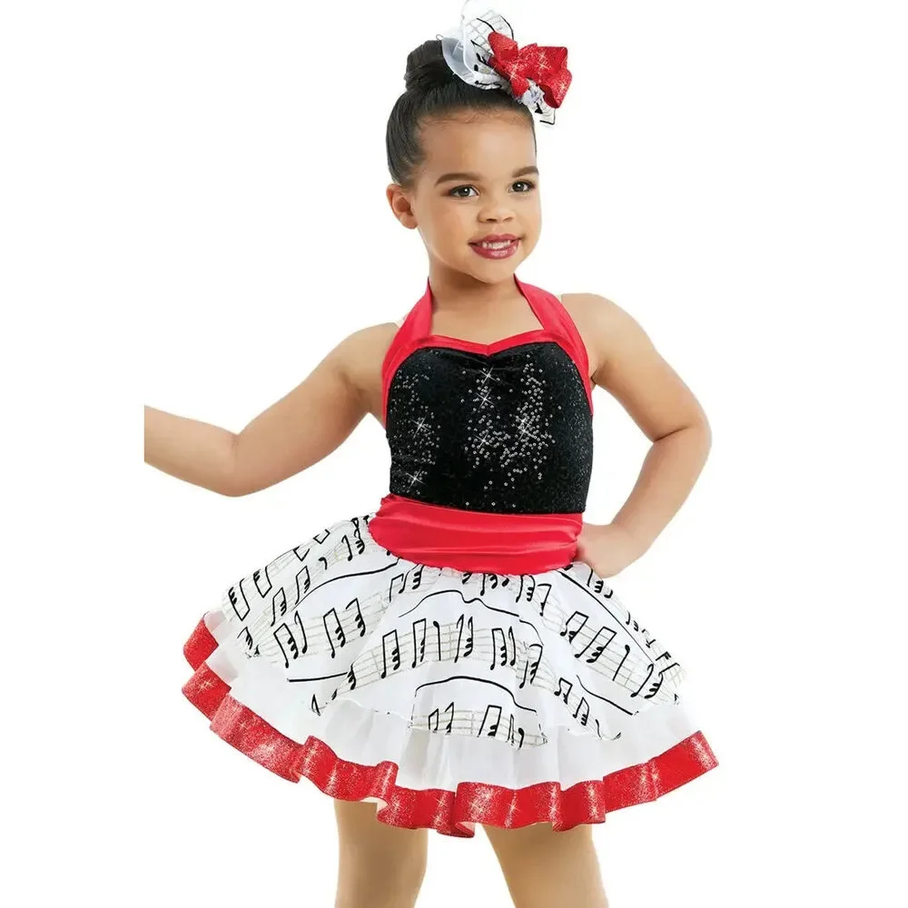 Pre-Owned Dance Costume Large Child Red Weissman 10816 Tap Jazz Musical Theater